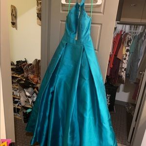 Teal Prom Dress